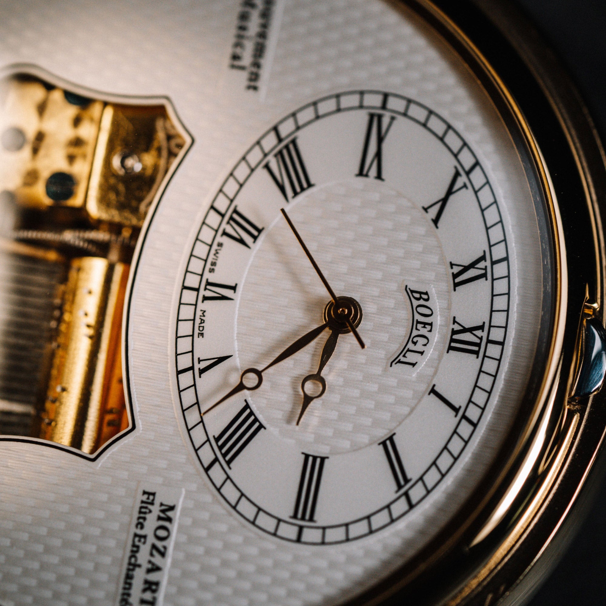 Concerto Collection (M60). Boegli Musical Pocket Watch