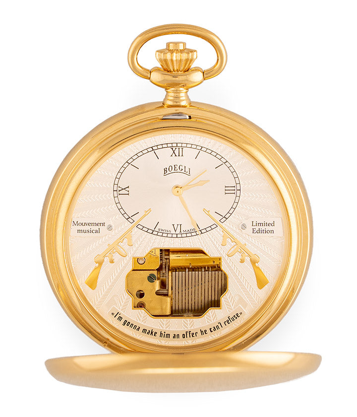 The Godfather Collection MGF250W . Boegli Musical Pocket Watch